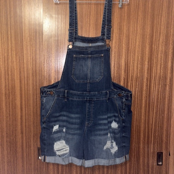 Brand new denim Overall shorts by Love & Legend. Never worn.